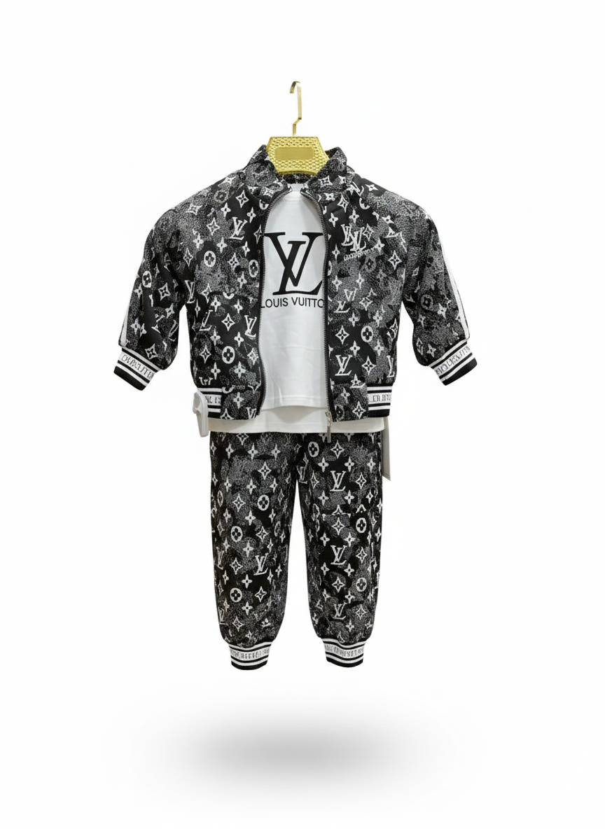 ENSEMBLE LV ÉLÉGANCE 3PCS ENFANTS