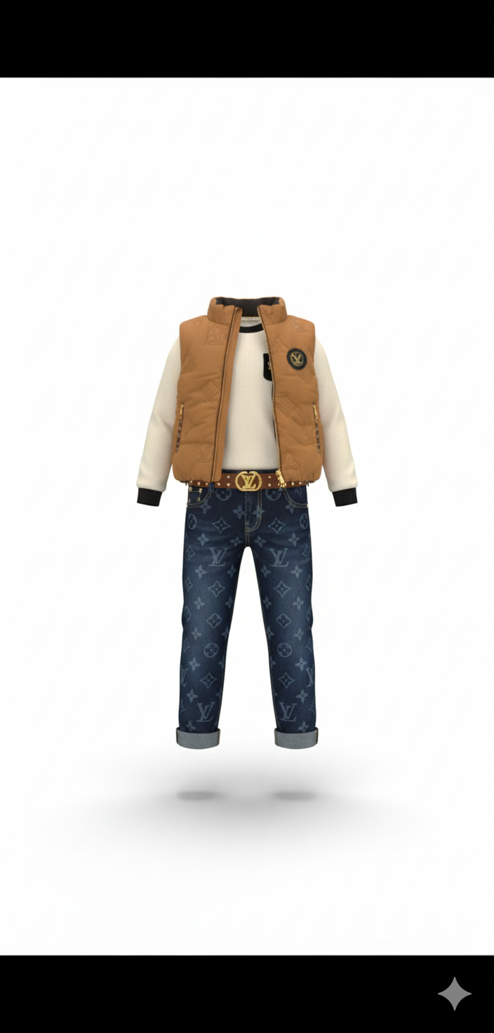 ENSEMBLE LOUIS VUITTON 3 PCS ENFANTS