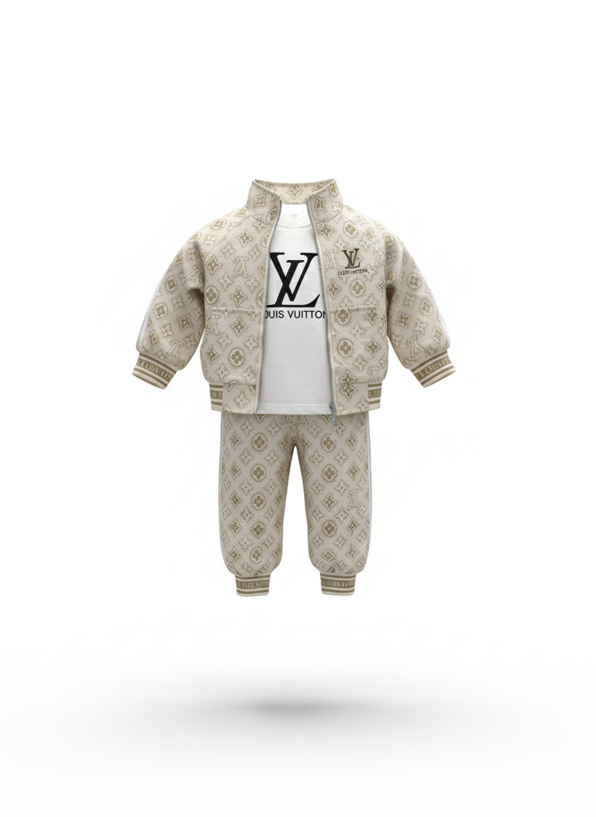 ENSEMBLE LV ÉLÉGANCE 3PCS ENFANTS