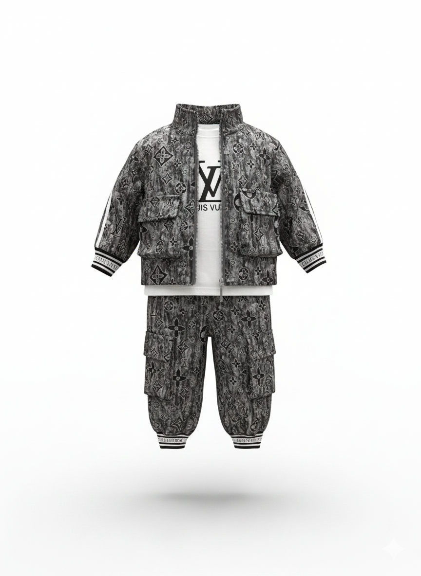 ENSEMBLE ICONIC LV 3PCS ENFANTS