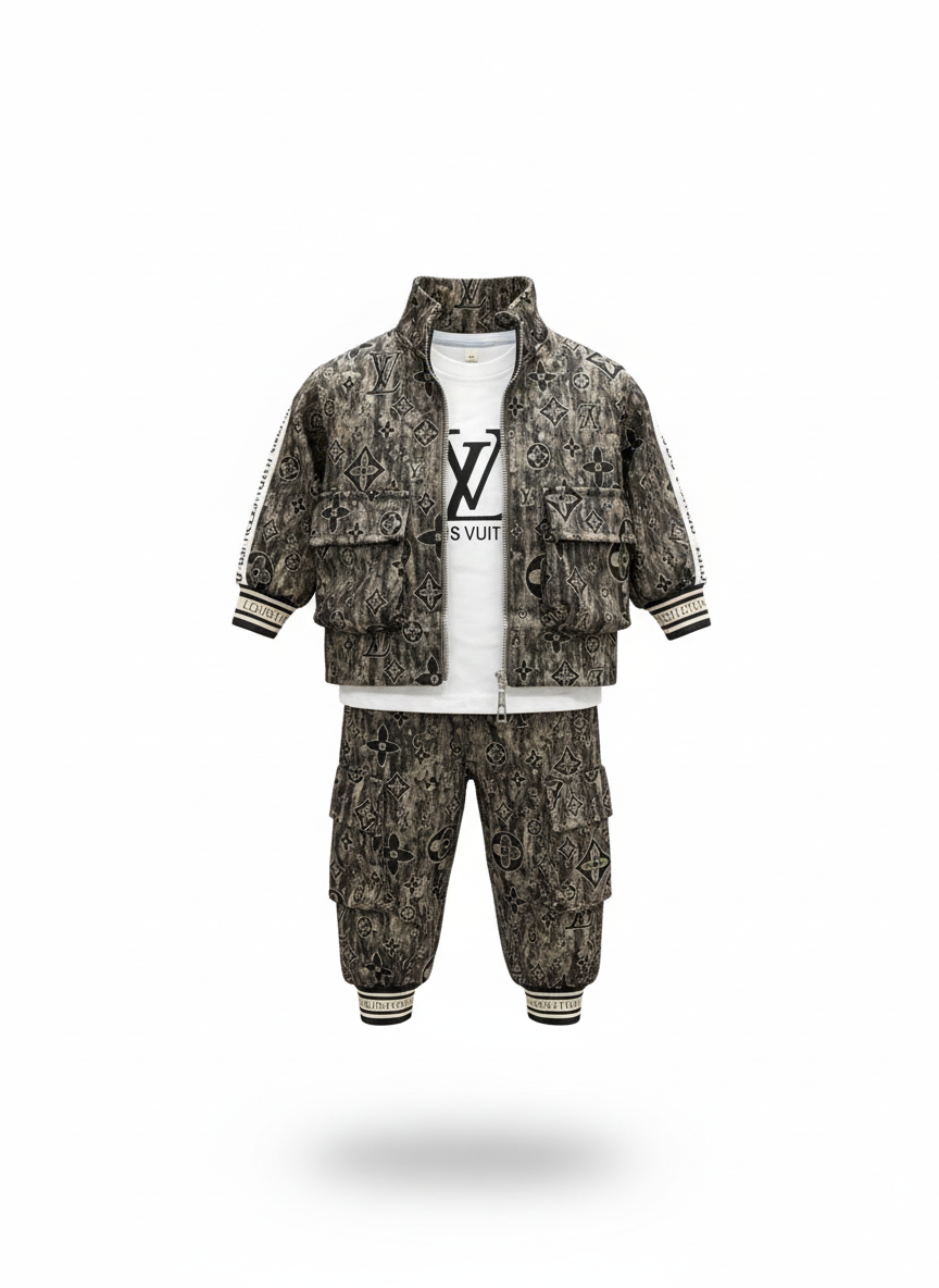 ENSEMBLE ICONIC LV 3PCS ENFANTS